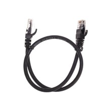 Патч-корд U/UTP, CAT 6, RJ45-RJ45, 26AWG, LSZH, черный, 0,5м REXANT 02-0292-05