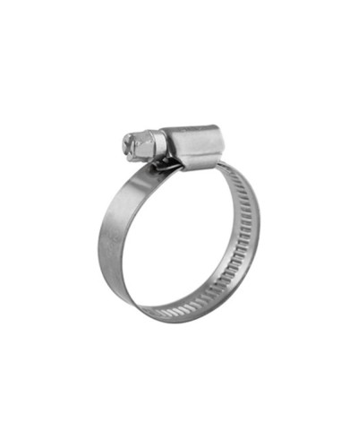 Хомут червячный 16-27/12-0,8мм, нержавеющая сталь W2, (50 шт/уп) REXANT 07-0716-12 в Стерлитамаке Стяжки-хомуты Pintop.ru