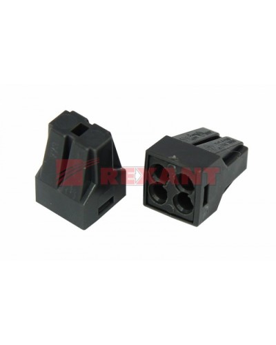 Электромонтажные экспресс-клеммы 773-304 (4*2.5мм² с пастой) (100шт/уп) REXANT 07-3040 в Стерлитамаке Клеммные колодки Pintop.ru