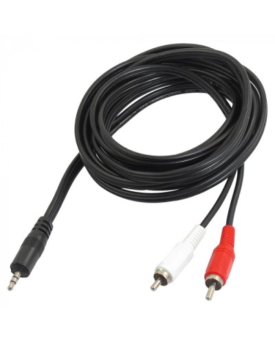 Шнур 3.5 мм стерео штекер - 2 RCA 7 м (10шт/уп) REXANT 17-4206 в Стерлитамаке Коннекторы Pintop.ru