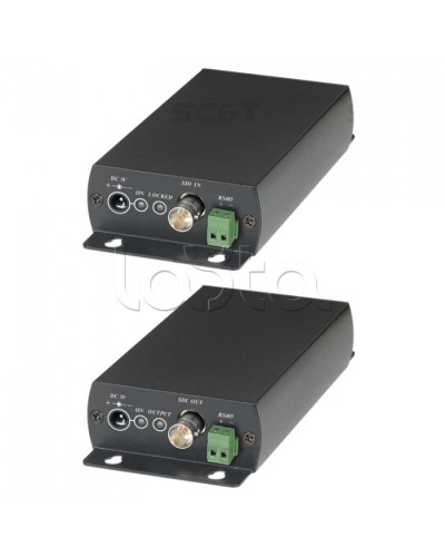 Комплект для передачи HD-SDI и RS485 по одному кабелю витой пары SC&T SDI05A в Стерлитамаке Видеоусилители, Модуляторы, Делители Pintop.ru