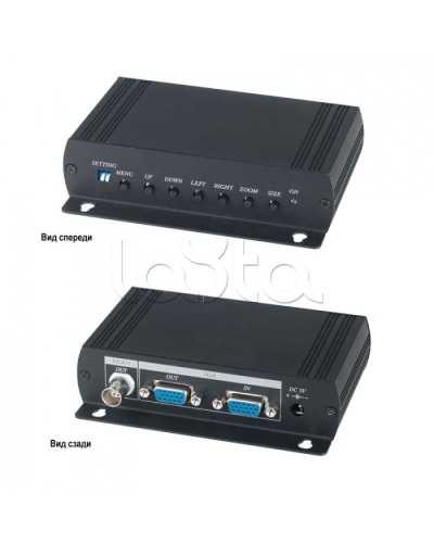 Преобразователь VGA- видеосигнала в аналоговый видеосигнал SC&T VC01 в Стерлитамаке Видеоусилители, Модуляторы, Делители Pintop.ru