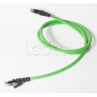 Коммутационный шнур категории 6, U/UTP, 4х2х(7х0,21), LSZH, 2м, зеленый SPL (500014)