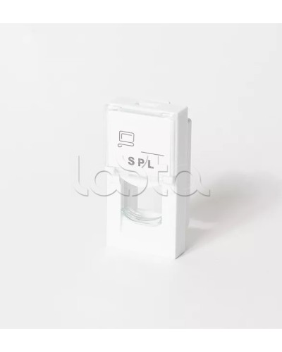 Лицевая панель 45x22,5 мм, для 1 модуля Keystone SPL (500019) в Стерлитамаке Аксессуары для кабель-канала Pintop.ru