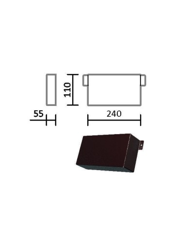 Монтажный кожух Vizit МК-400CB в Стерлитамаке Аксессуары для многоабонентных систем Pintop.ru