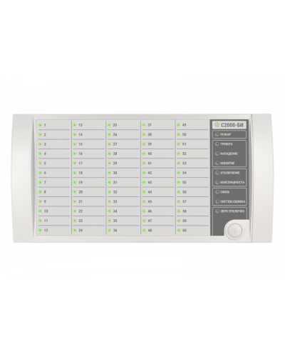 Блок индикации Болид С2000-БИ (2хRS485) в Стерлитамаке Охранно-пожарное оборудование Pintop.ru