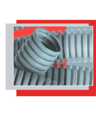 Труба гофрированная ПВХ тяжелая, с зондом диам. 40 мм (20м) Экопласт 11140 в Стерлитамаке Труба гофрированная Pintop.ru