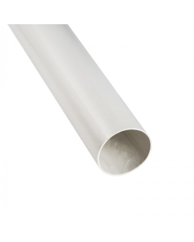 Труба ПНД гладкая тяжелая, цвет серый, диам 50мм (3м) Экопласт (23050-GR) в Стерлитамаке Гладкая труба Pintop.ru