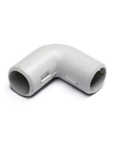 Угол 90° (из двух частей) для труб D16 мм, без галогена Экопласт 41216HF в Стерлитамаке Повороты, муфты, тройники Pintop.ru