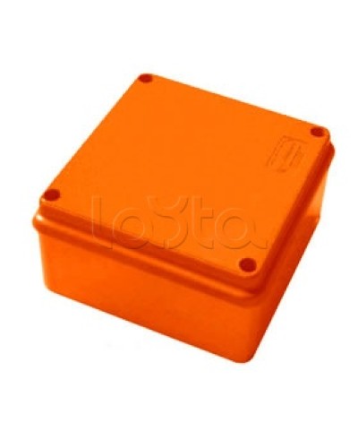 Коробка огнестойкая 100х100х55, 5P, (2,5-16 мм2), без галогена Экопласт 42037HF в Стерлитамаке Коробки (ОКЛ) Экопласт Pintop.ru