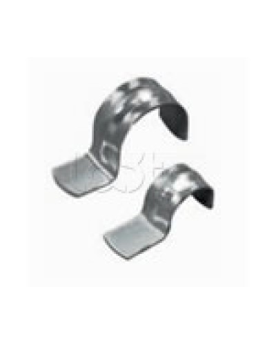 Скоба оцинкованная однолапковая без монтажного отверстия, для трубы D40мм (1уп = 50шт) Экопласт (43741-50) в Стерлитамаке Держатели, клипсы, скобы Pintop.ru