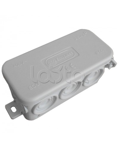 JBL090 Коробка распред. без сальников о/п, 90х42х40мм 10вых., IP55 белый, Экопласт 44055W-1 в Стерлитамаке Распределительные коробки Pintop.ru