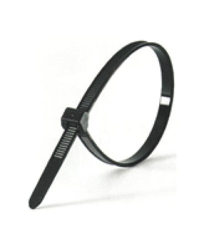 Хомут кабельный 3,5x200 мм, черный (100 шт/уп) Экопласт 45201BL в Стерлитамаке Стяжки-хомуты Pintop.ru