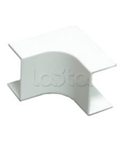 Угол внутренний плавный стандарт TIA 20х12,5 мм Экопласт 72114R в Стерлитамаке Аксессуары для кабель-канала Pintop.ru