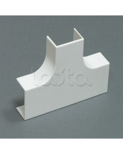 Тройник плавный стандарт TIA 60х40 мм Экопласт 76415R в Стерлитамаке Аксессуары для кабель-канала Pintop.ru