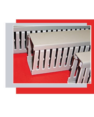 Короб перфорированный 100х80 мм (серый) Экопласт СР-Е194 в Стерлитамаке Кабель-канал Pintop.ru