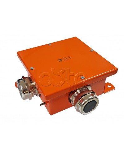 Экопласт SMB165 Коробка металл, огн. E-110,о/п 164х164х65, IP66, 4P, (1,5-4 мм2), оранж. в Стерлитамаке Распределительные коробки Pintop.ru