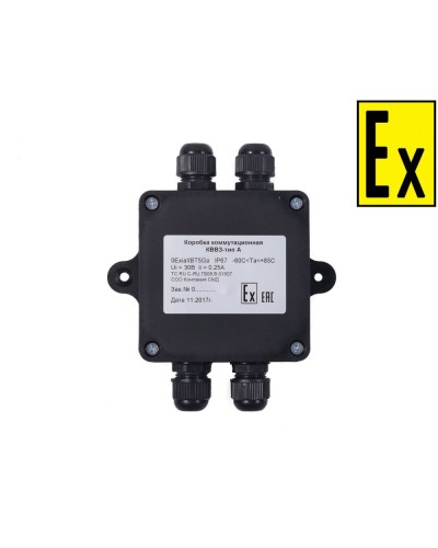 Коробка Эрвист КВМК Exi - П 101004 в Стерлитамаке Комутационные взрывозащищенные коробки Pintop.ru