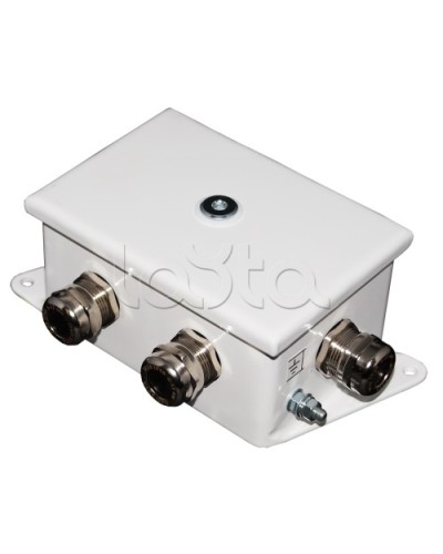 Коробка монтажная огнестойкая Гефест КМ-О (12к)-IP66-d, пять вводов 120х80х68 в Стерлитамаке Распределительные коробки Pintop.ru