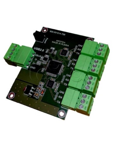 Конвертер USB/RS-232 ИНФОТЕХ AVT-USB/4RS232 в Стерлитамаке Дополнительное оборудование для ОПС Pintop.ru