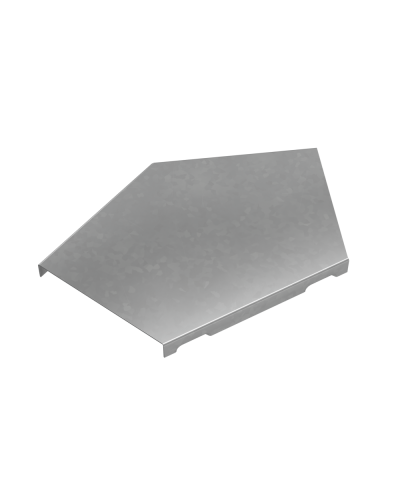 Крышка горизонтального угла 45 гр. 100 мм ПЛЮС HD85 КМ-профиль (KGLplus45-100 HD85) в Стерлитамаке Аксессуары для лотков Pintop.ru