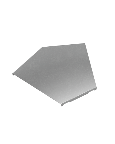 Крышка горизонтального угла 45 гр. 200 мм ПЛЮС HD КМ-Профиль (KGLplus45-200 HD) в Стерлитамаке Аксессуары для лотков Pintop.ru