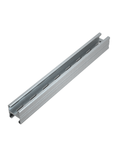 Страт-профиль двойной 41х21 L2900 мм s:2,5 КМ-Профиль (2STPU41-21-2900) в Стерлитамаке Аксессуары для лотков Pintop.ru