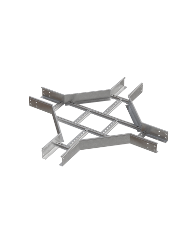 Х-разветвитель лестничный 100х200х2,0 мм N КМ-профиль (LXD100-200-2.0 N) в Стерлитамаке Аксессуары для лотков Pintop.ru