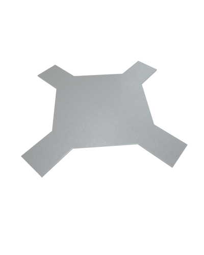 Крышка лестничного Х-разветвителя 800 мм КМ-профиль (KLXD800) в Стерлитамаке Аксессуары для лотков Pintop.ru