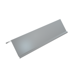 Крышка лотка двускатная 150х1,2 L2500 мм HD КМ-Профиль (KLZ150-1.2-2500 HD)