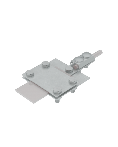 Универсальный контрольный соединитель полоса до 40 мм пруток Ø 5-8 мм CU КМ-Профиль (UKS-B40-D5-8 CU) в Стерлитамаке Аксессуары для лотков Pintop.ru