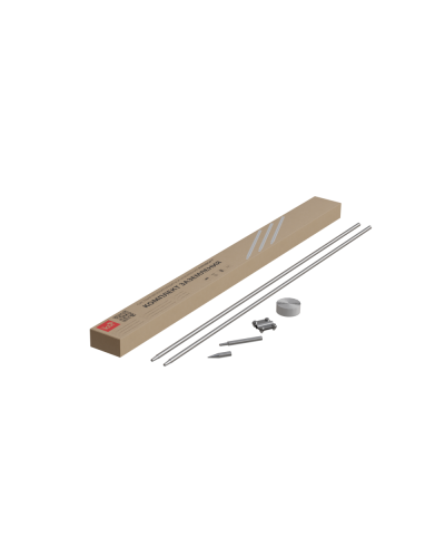 Комплект заземления из 2 стержней Ø 16 мм L=1,5 м HD КМ-Профиль (KTZ-D16-2 HD) в Стерлитамаке Монтажные материалы Pintop.ru