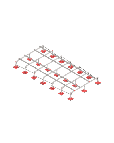 Опорная конструкция для установки оборудования TECHNORAPTOR FOOT 3000х6000 тип 1 HD КМ-профиль (KM-TR-F-SSEI-3000-6000-1 HD) в Стерлитамаке Системы видеонаблюдения Pintop.ru