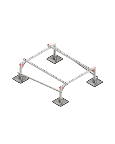 Опорная конструкция для установки оборудования TECHNORAPTOR STEELFOOT 1200х1500 КМ-профиль (KM-TR-STF-SSEI-1200-1500) в Стерлитамаке Системы видеонаблюдения Pintop.ru