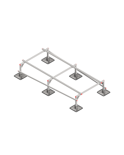 Опорная конструкция для установки оборудования TECHNORAPTOR STEELFOOT 1200х2500 КМ-профиль (KM-TR-STF-SSEI-1200-2500) в Стерлитамаке Системы видеонаблюдения Pintop.ru