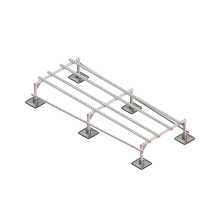 Опорная конструкция для установки оборудования TECHNORAPTOR STEELFOOT 1200х3000 тип 2 КМ-профиль (KM-TR-STF-SSEI-1200-3000-2)