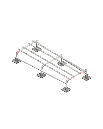 Опорная конструкция для установки оборудования TECHNORAPTOR STEELFOOT 1200х3000 тип 2 КМ-профиль (KM-TR-STF-SSEI-1200-3000-2) в Стерлитамаке Системы видеонаблюдения Pintop.ru