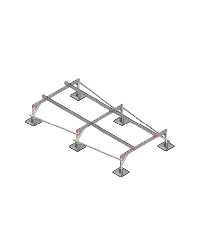Опорная конструкция для установки оборудования TECHNORAPTOR STEELFOOT 1500х3000 тип 1 КМ-профиль (KM-TR-STF-SSEI-1500-3000-1) в Стерлитамаке Системы видеонаблюдения Pintop.ru