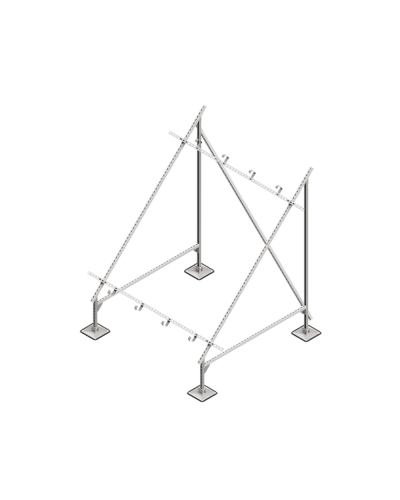 Опорная конструкция для установки солнечной панели/коллектора TECHNORAPTOR STEELFOOT HD КМ-профиль (KM-TR-STF-SSfSPI-C HD) в Стерлитамаке Системы видеонаблюдения Pintop.ru