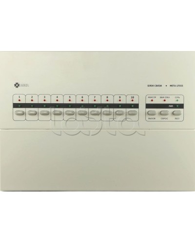 Блок связи на 10 каналов МЕТА 17555 в Стерлитамаке Система оповещения и трансляции Мета Pintop.ru