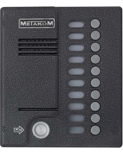 Блок вызова домофона Метаком MК10.2-TM4EV в Стерлитамаке Вызывные видеопанели малоабонентные Pintop.ru