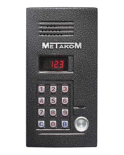 Блок вызова домофона Метаком MK2012-TM4E в Стерлитамаке Блоки вызова многоабонентные Pintop.ru