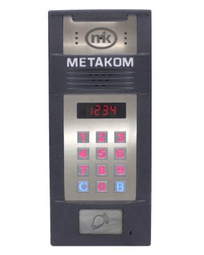 Многоабонентый антивандальный блок вызова со встроенной видеокамерой Метаком MК2018-RFiV в Стерлитамаке Блоки вызова многоабонентные Pintop.ru