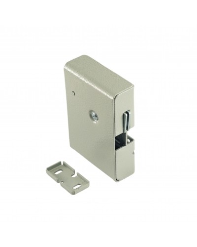 Замок электромеханический с толкателем и датчиком положения двери Promix-SM308.10.1 (серебро) в Стерлитамаке Электромеханические замки Pintop.ru