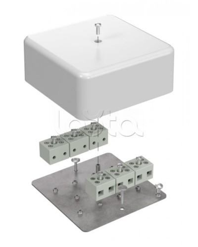 Коробка огнест для кабель-канала 40-0470-FR6.0-12 Е15-Е60 (латунь) 103х103х45 Промрукав (40-0470-FR6.0-12-Е60) в Стерлитамаке Распределительные коробки Pintop.ru