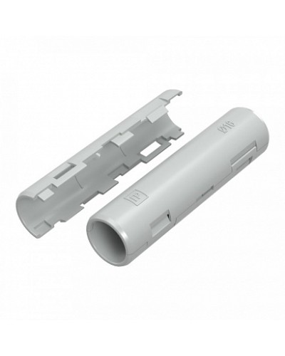 Муфта разборная d16 мм атмосферостойкая серая (10шт/500шт уп/кор) Промрукав (PR13.0429) в Стерлитамаке Повороты, муфты, тройники Pintop.ru