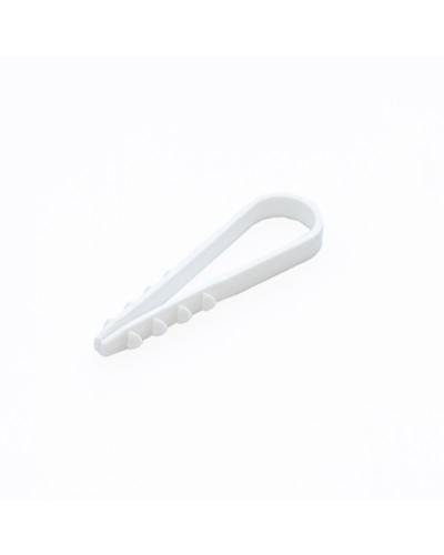 Дюбель-хомут для круглого кабеля d11-18 мм белый (10шт) Промрукав (PR08.6945) в Стерлитамаке Крепеж: Дюбели, шурупы, саморезы Pintop.ru