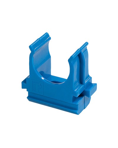 Крепёж-клипса для труб АБС-пластик синяя д25 в малой упаковке (10шт/500шт уп/кор) Промрукав (PR13.0062) в Стерлитамаке Держатели, клипсы, скобы Pintop.ru