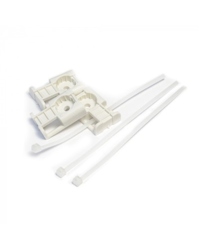 Комплекты крепления площадка для прямого монтажа белая со стяжкой 2,5х100 мм (100 шт) Промрукав (PR13.02512) в Стерлитамаке Аксессуары для кабель-канала Pintop.ru