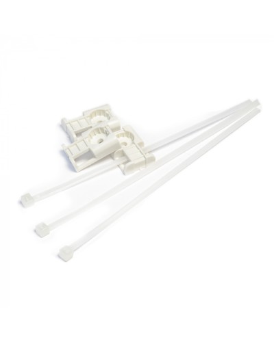 Комплекты крепления площадка для прямого монтажа белая со стяжкой 3,6х150 мм (100 шт) Промрукав (PR13.02514) в Стерлитамаке Аксессуары для кабель-канала Pintop.ru